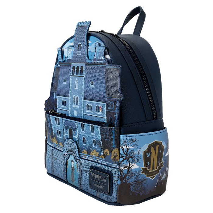 WEDNESDAY - Nevermore Academy - Mini Backpack LoungeFly