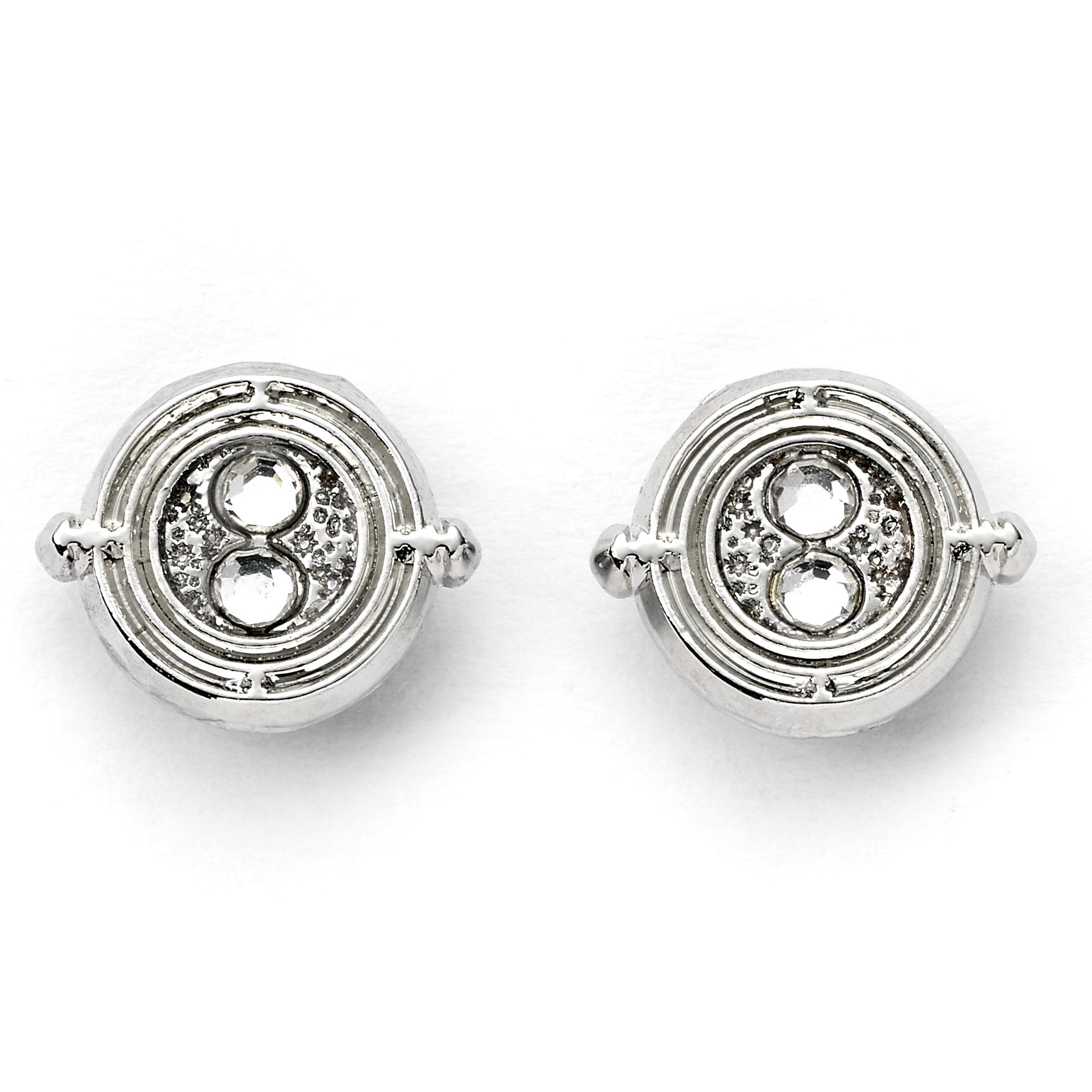 HARRY POTTER - Time Turner - Silver Stud Earrings