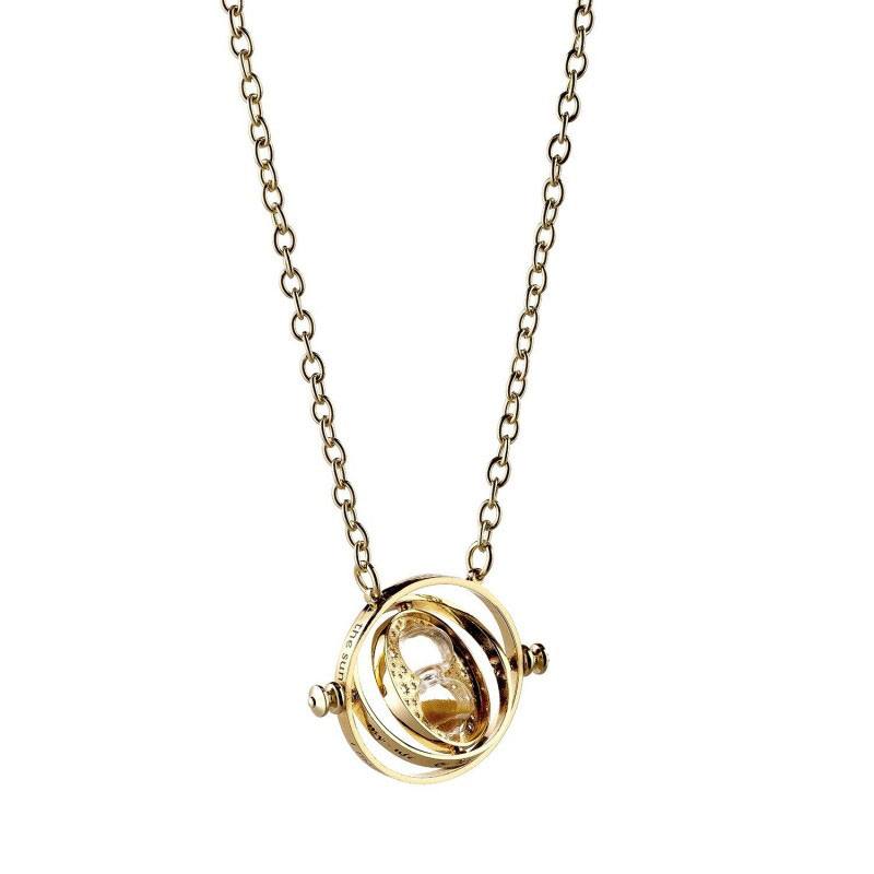 HARRY POTTER - Gold Plated Necklace - Spinning Time Turner