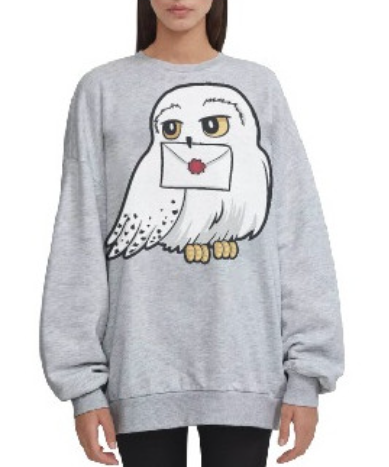 HARRY POTTER - Hedwig - Women Sweat-Shirt Oversize (M)