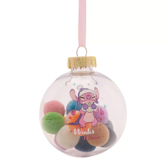 STITCH - Set of 7 Xmas Pom Poms Baubles