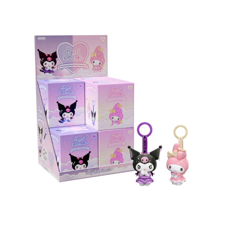 HELLO KITTY & Friends - Display of 8 Kuromi & Melody