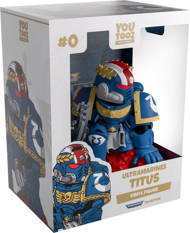 SPACE MARINE 2 - Ultramarines Titus - Figure Youtooz 10cm