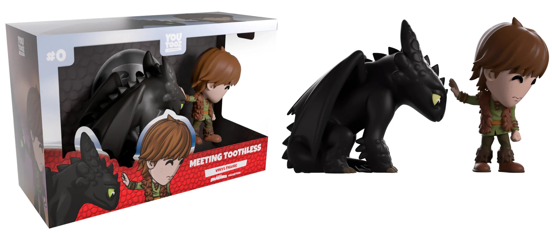 HOW TO TRAIN YOUR DRAGON - Meeting Toothless - Figure Youtooz 11cm