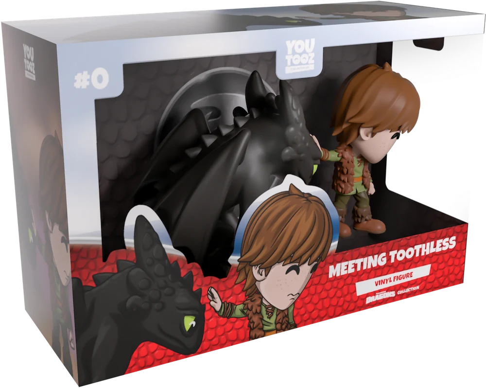 HOW TO TRAIN YOUR DRAGON - Meeting Toothless - Figure Youtooz 11cm