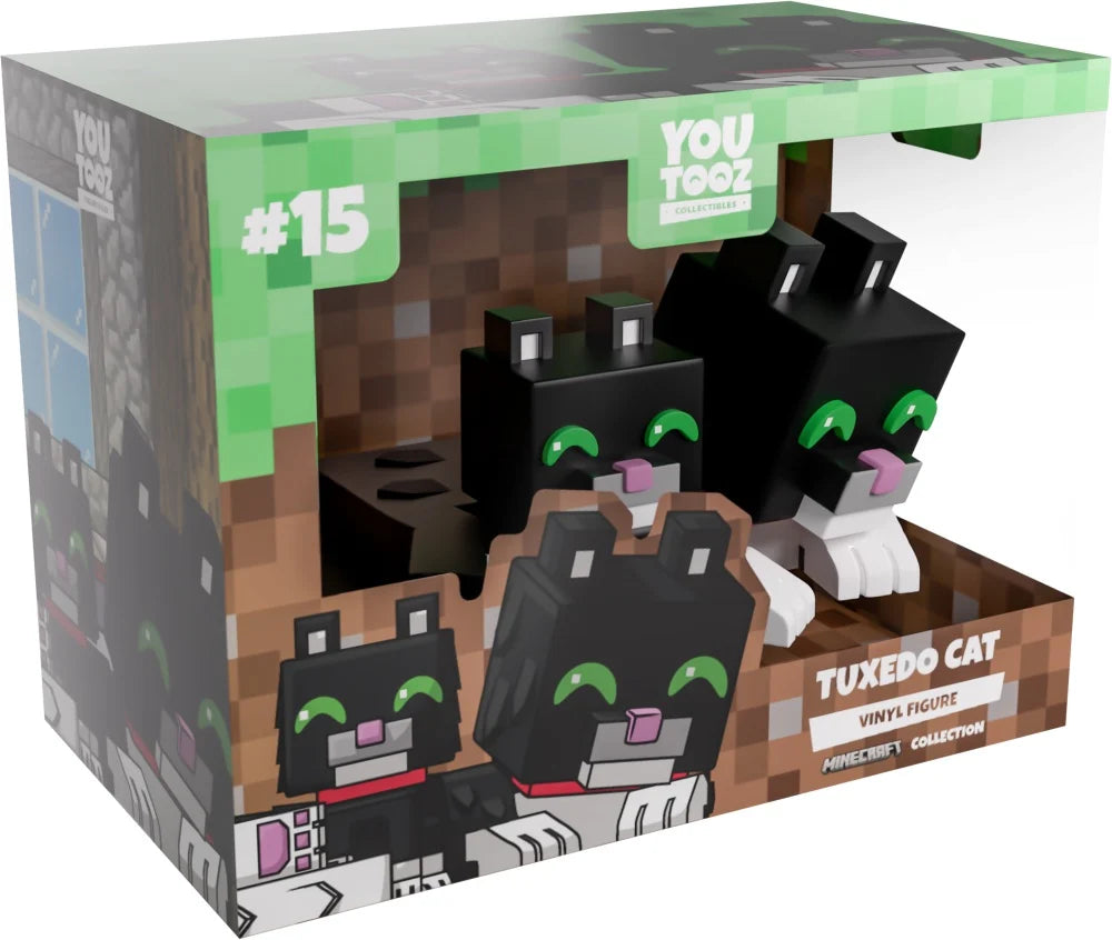 MINECRAFT - Tuxedo Cat - Figure Youtooz 7cm