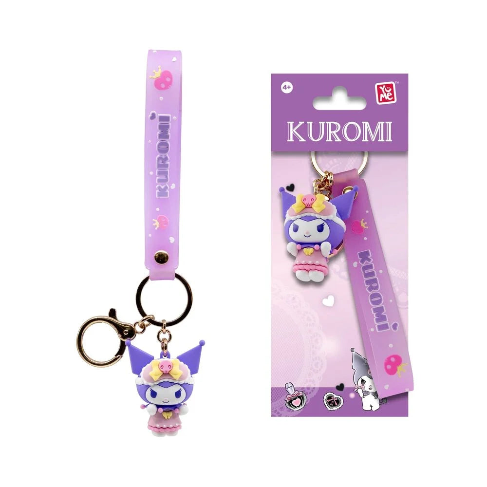 HELLO KITTY - Kuromi Outfit Series - Assort 12 Keychain 13cm Blind Box