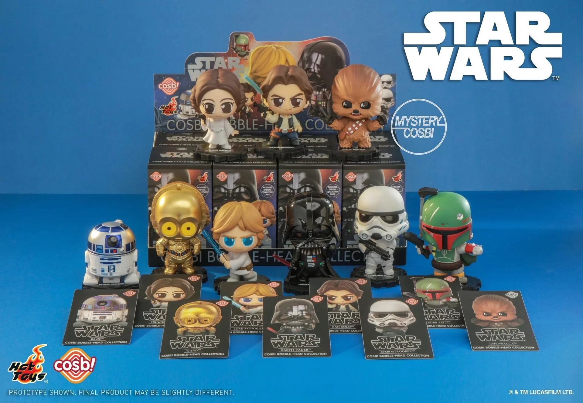 STAR WARS - Series 2 - Assortiment 8 Fig. Cosbi 8cm