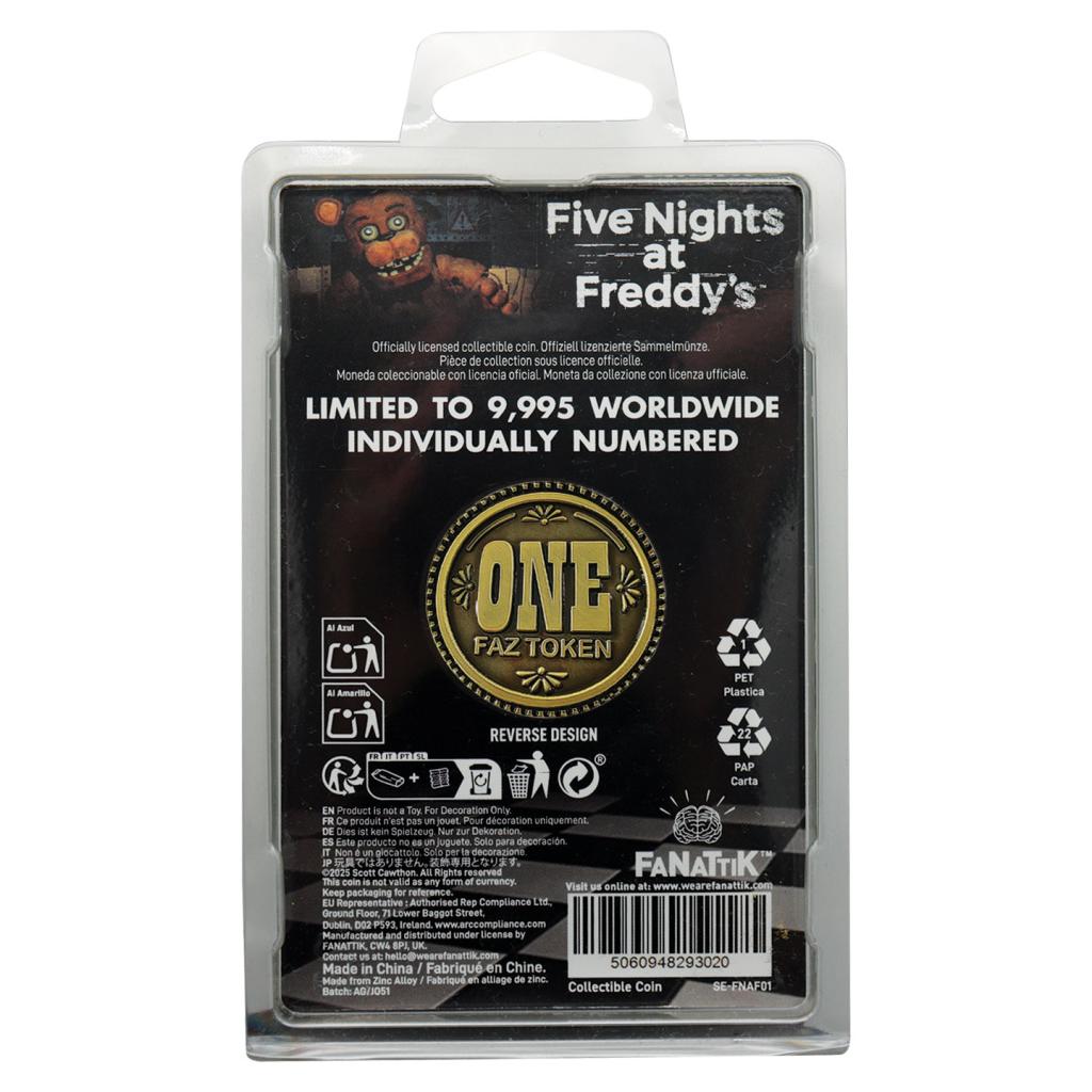 FIVE NIGHTS AT FREDDY'S - Fazbear - Limited Edition Coin