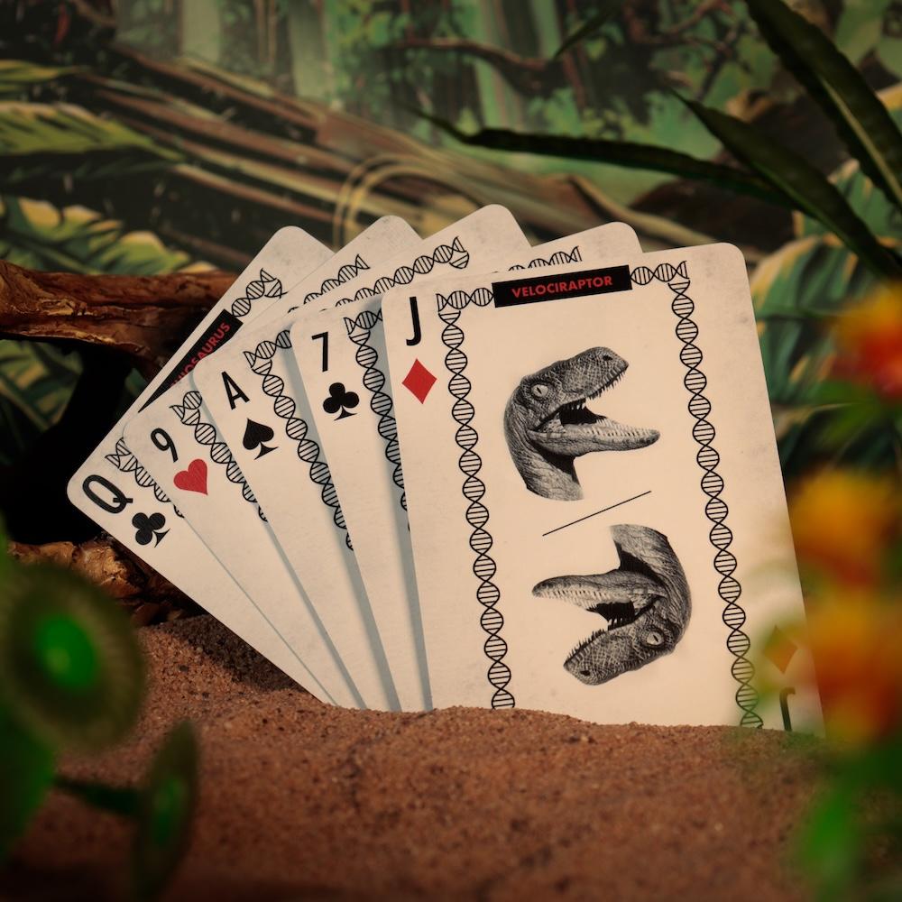 JURASSIC PARK - Jeu de cartes à jouer (52 cartes + 2 jokers)