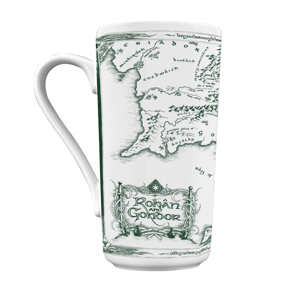 THE LORD OF THE RINGS - White Map - Latte Mug 16,5oz