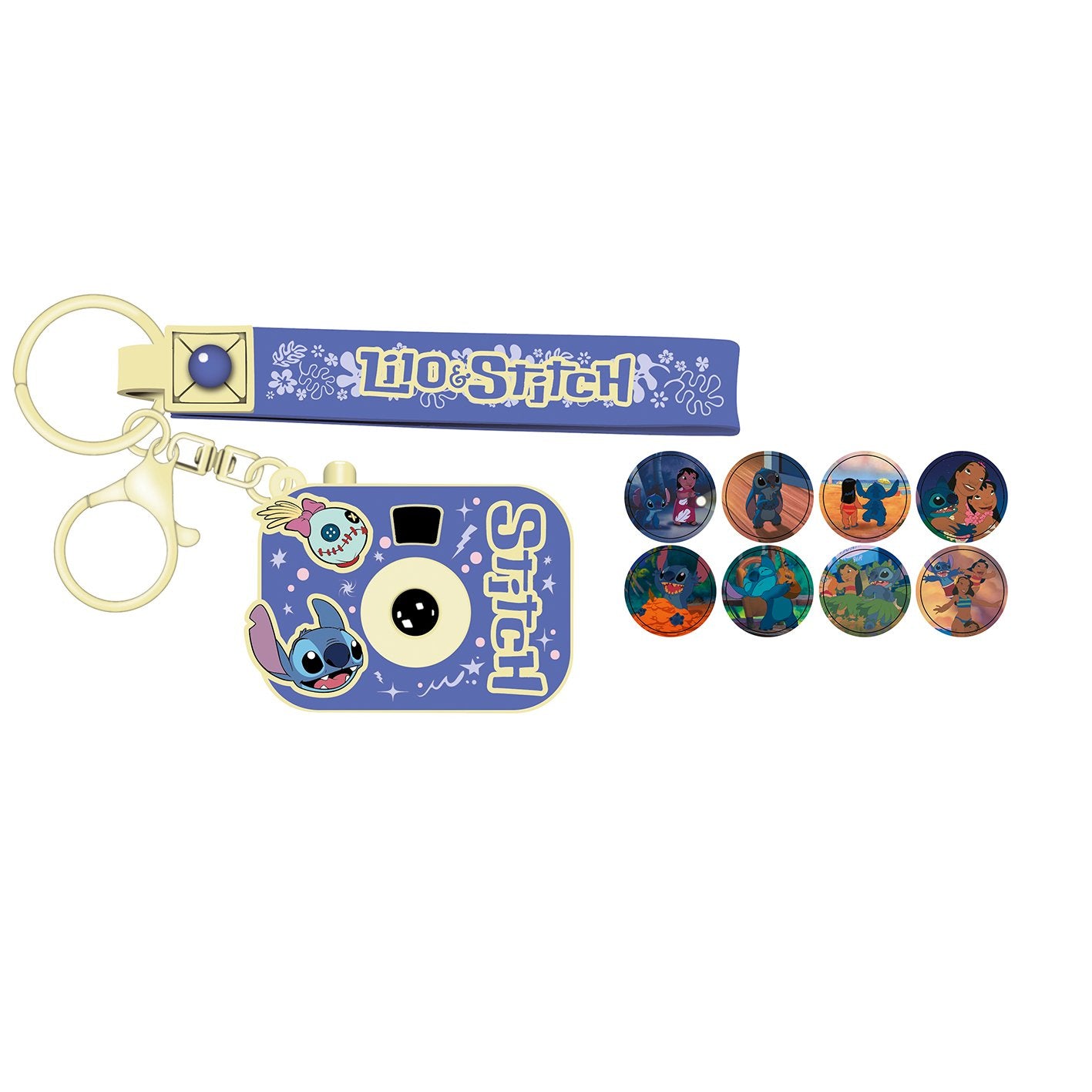 LILO & STITCH - Projector Keychain with 8 pictures