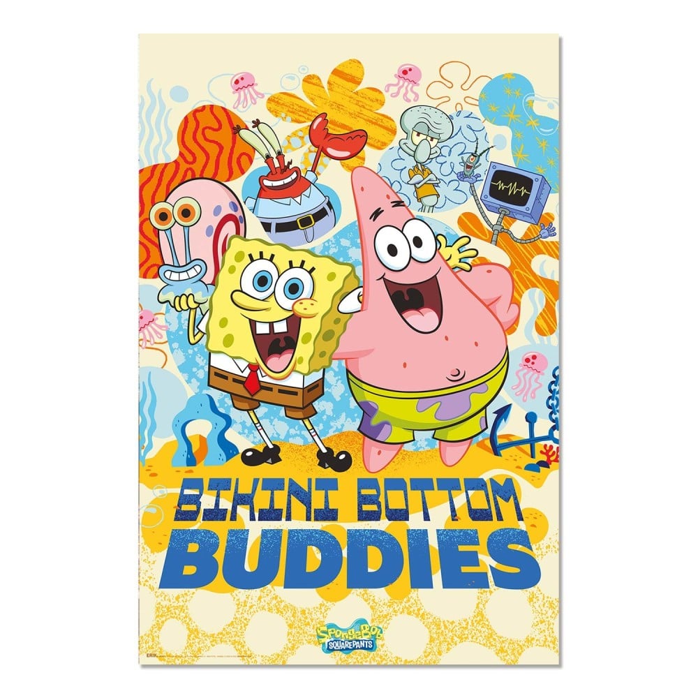 SPONGE BOB - Bikini Bottom Buddies - Poster 61 x 91cm