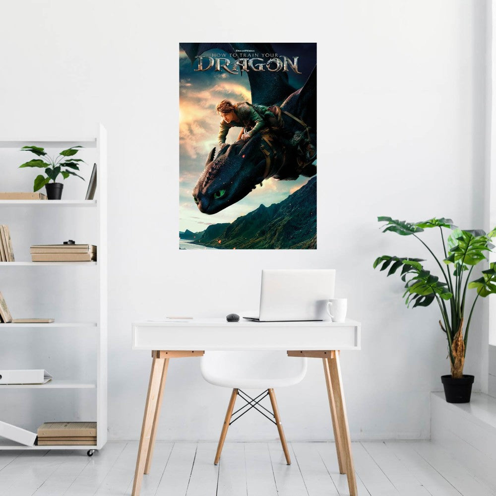HOW TO TRAIN A DRAGON LIVE ACTION - Poster 61 x 91cm