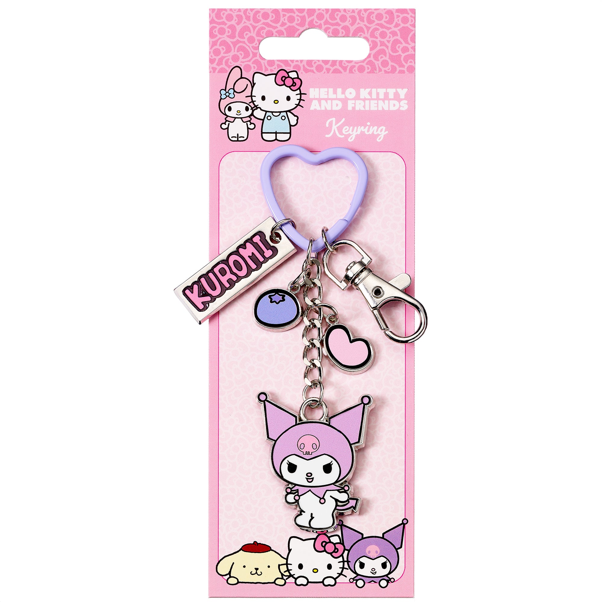 KUROMI - Blueberry - Keychain with Charms