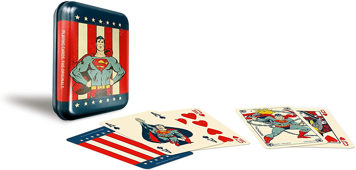 DC COMICS - Superman - Playing Card Game Tin Box