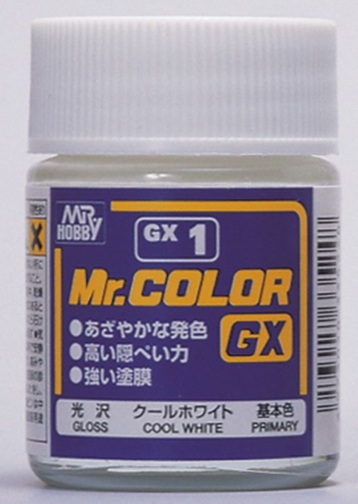 Mr Hobby -Gunze Mr. Color GX (18 ml) Cool White