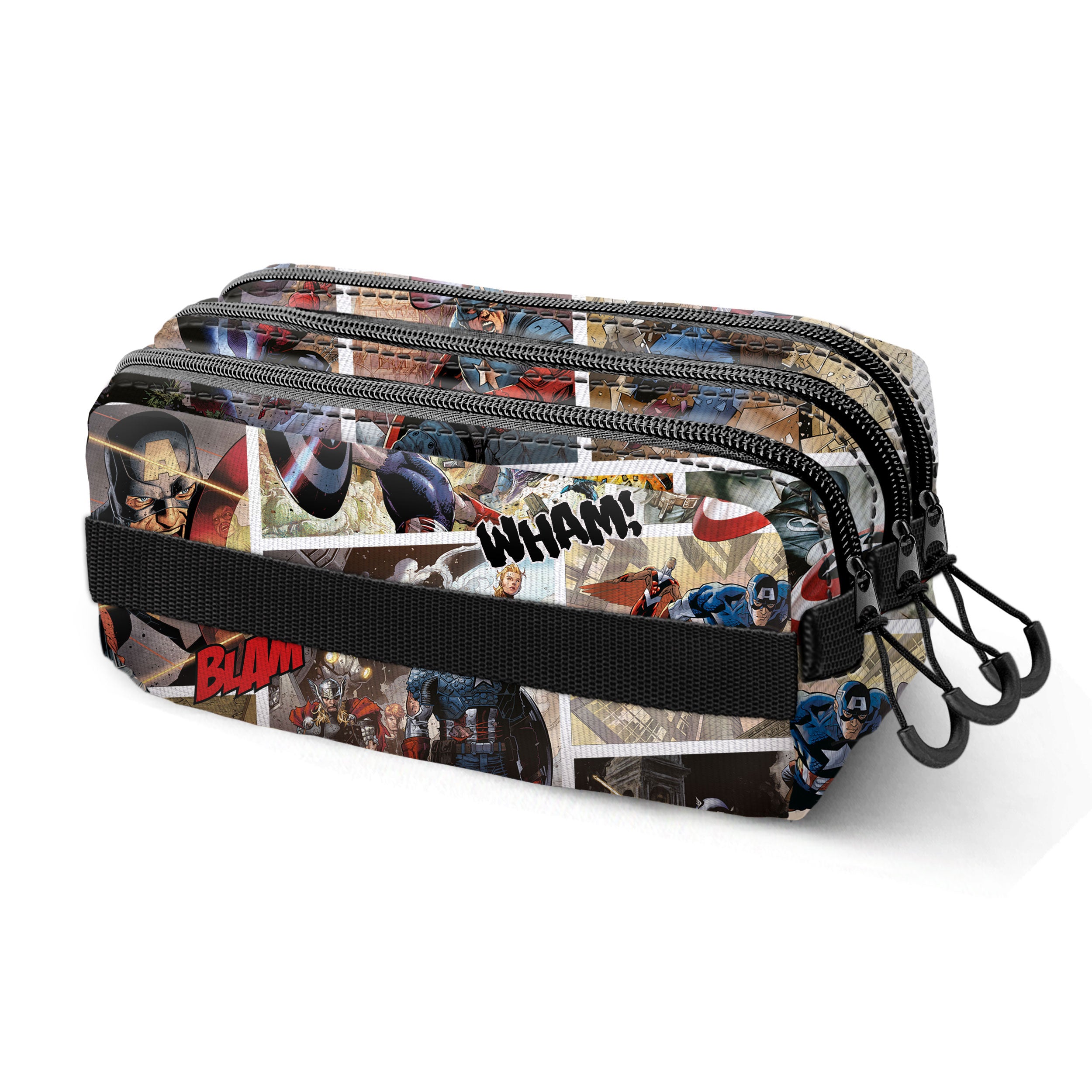 CAPTAIN AMERICA - Comics - "Trick" Square Pencil Case