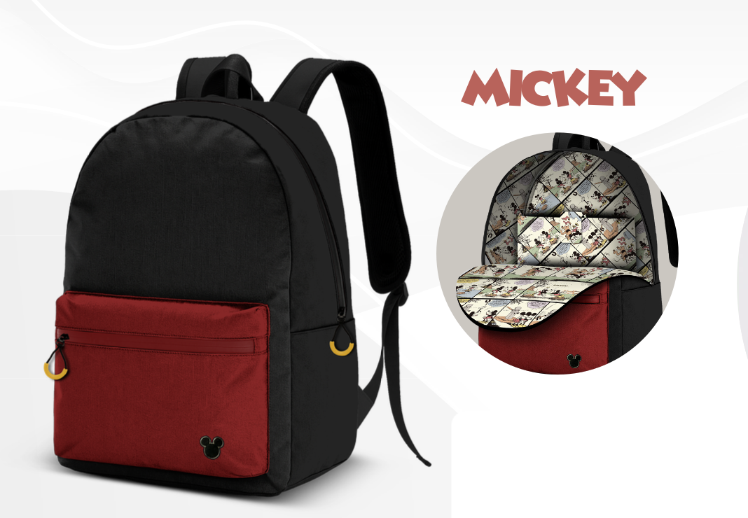 MICKEY - Backpack BLOCK - '41x30x18cm'