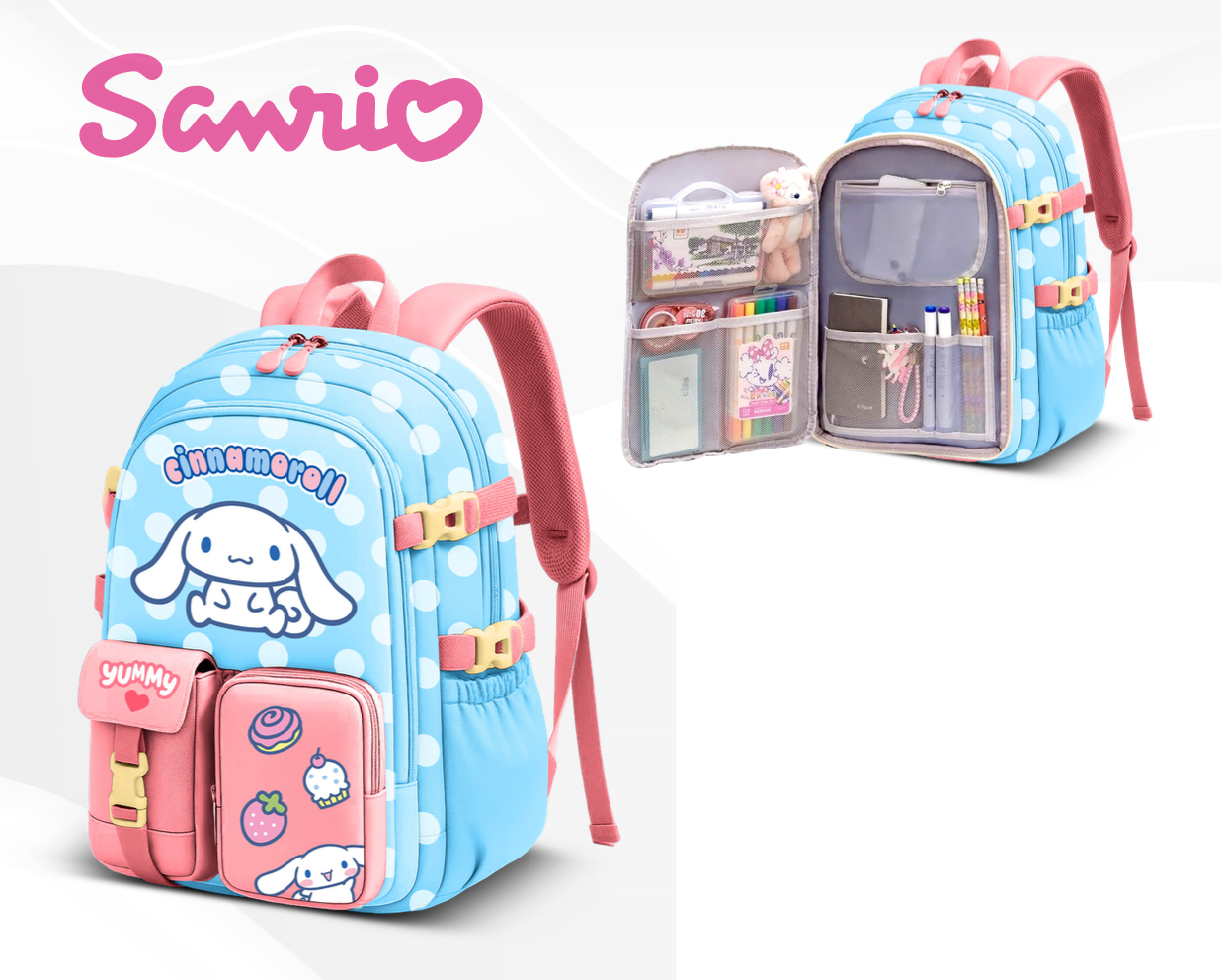 CINNAMOROLL - Sweet - Backpack HARU - '40x27x15cm'