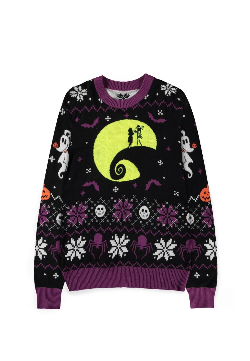NIGHTMARE BEFOR XMAS - Christmas Jumper 'Glow in the Dark' (S)