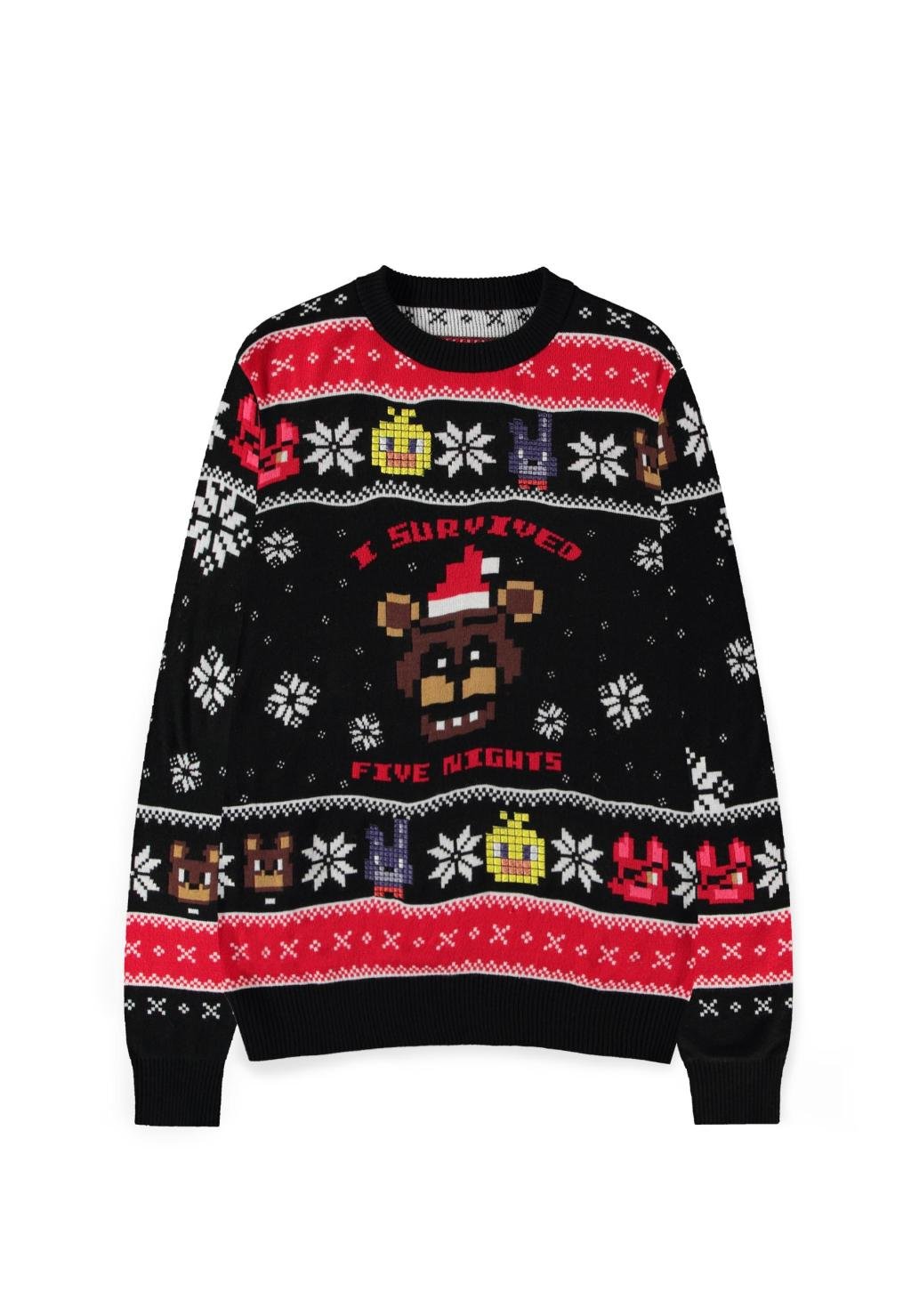 FIVE NIGHTS AT FREEDY'S - Happy Holidays - Christmas Jumper (S)