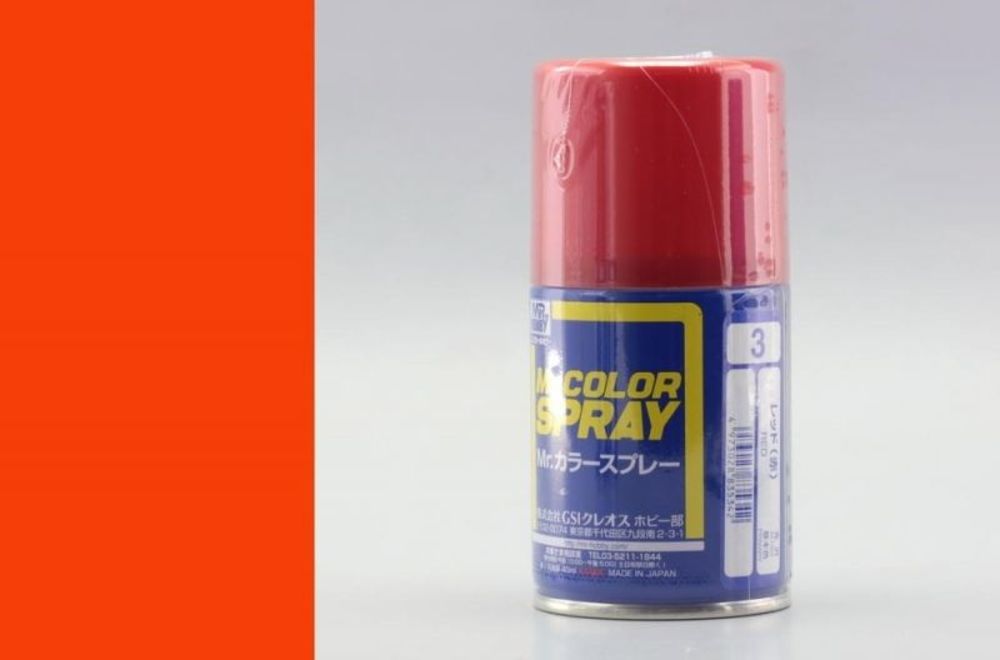 Mr Hobby -Gunze Mr. Color Spray (100 ml) Red