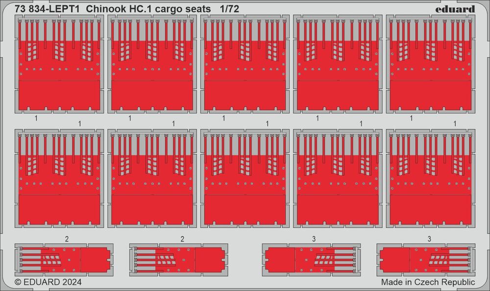 Chinook HC.1 cargo seats  AIRFIX