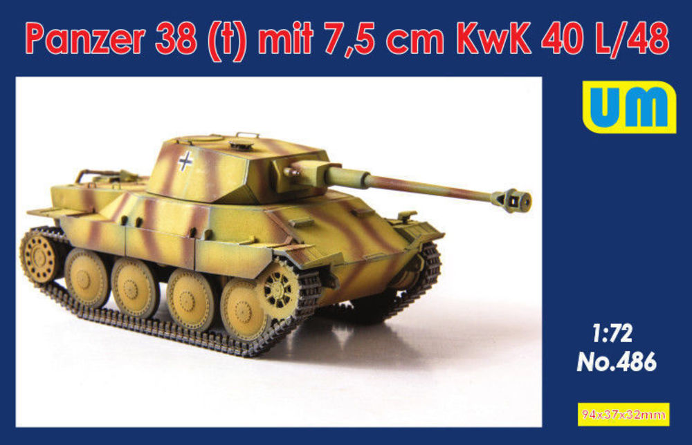 Panzer 38(t) mit 7.5cm KwK 40L/48