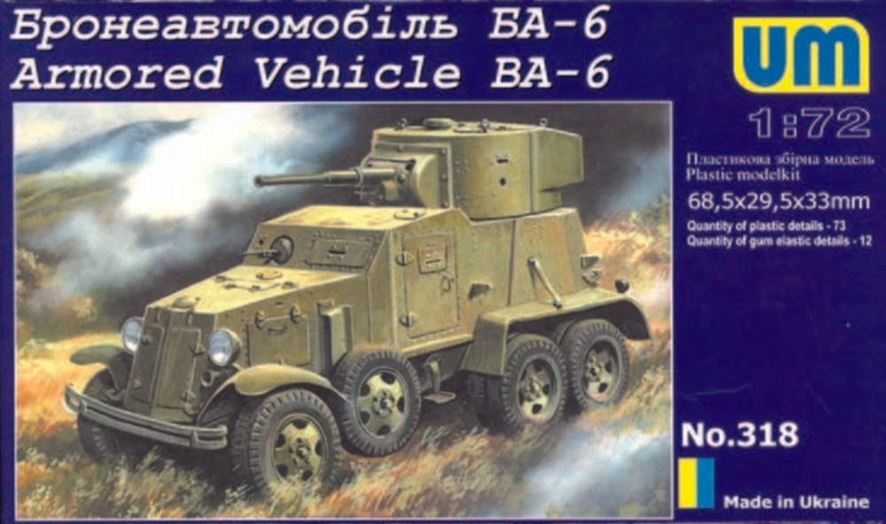 Armored Vehicle BA-6 Soviet