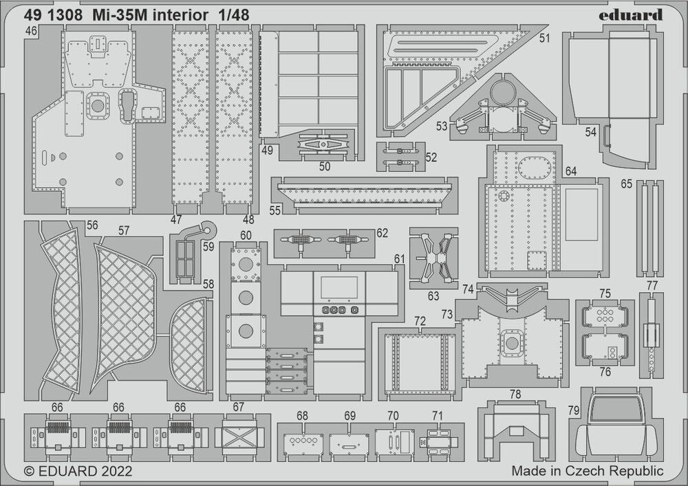 Mi-35M interior for ZVEZDA