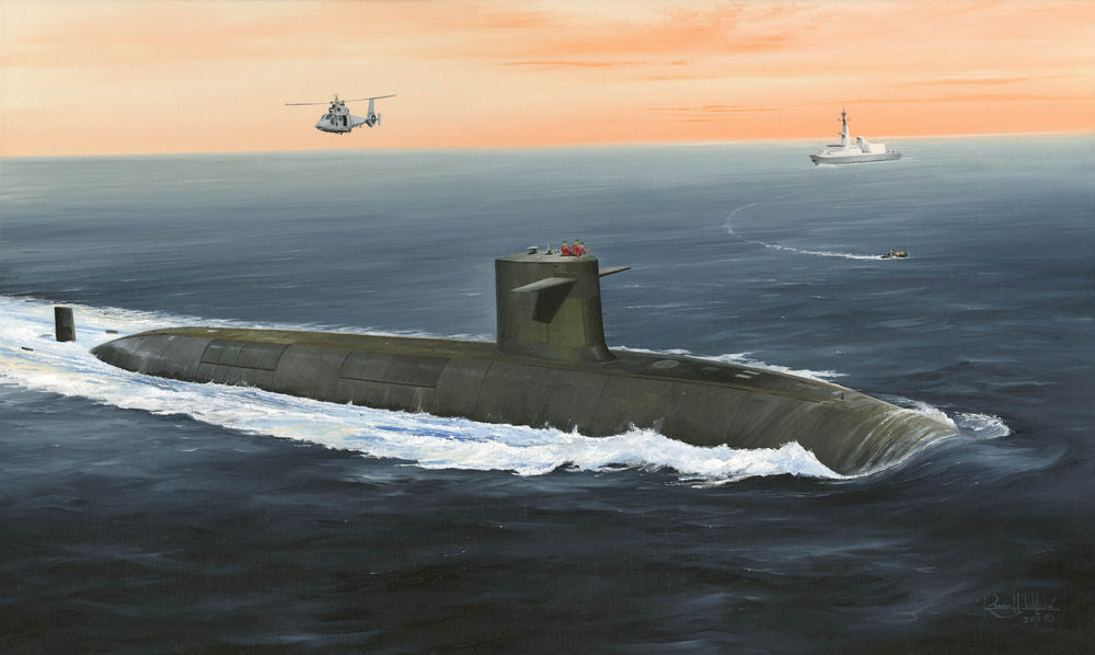 French Navy Le Triomphant SSBN