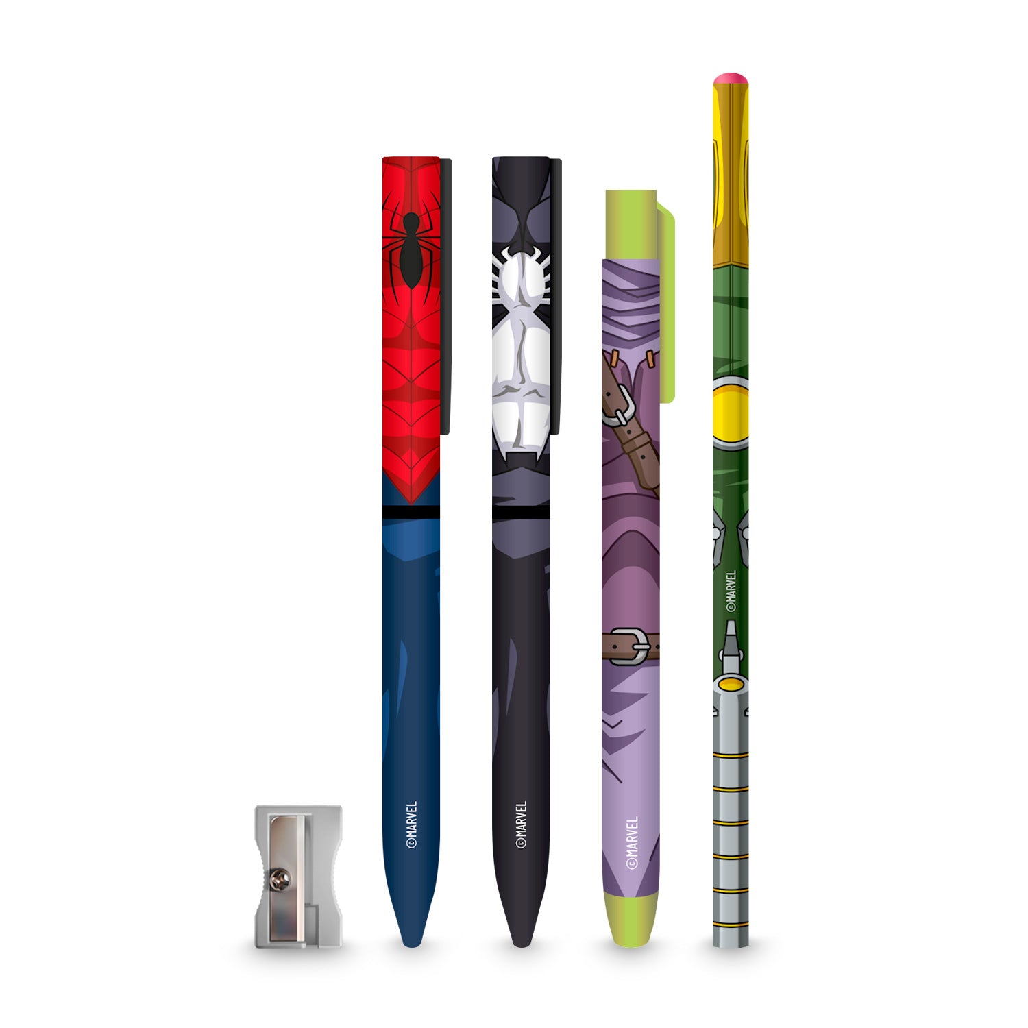 SPIDER-MAN - Chimney - Pencil Case Set with Pen & Pencil