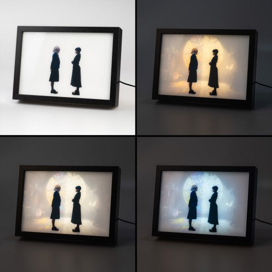 WEDNESDAY & ENID - Ophelia Hall - Framed LED Print 28x20x5cm