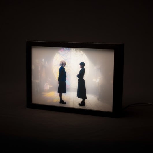WEDNESDAY & ENID - Ophelia Hall - Framed LED Print 28x20x5cm