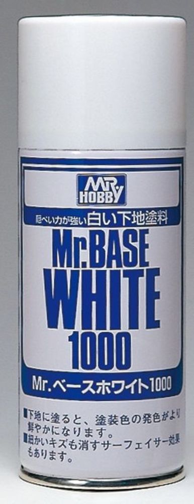 Mr Hobby -Gunze Mr. Base White 1000 Spray (180 ml)