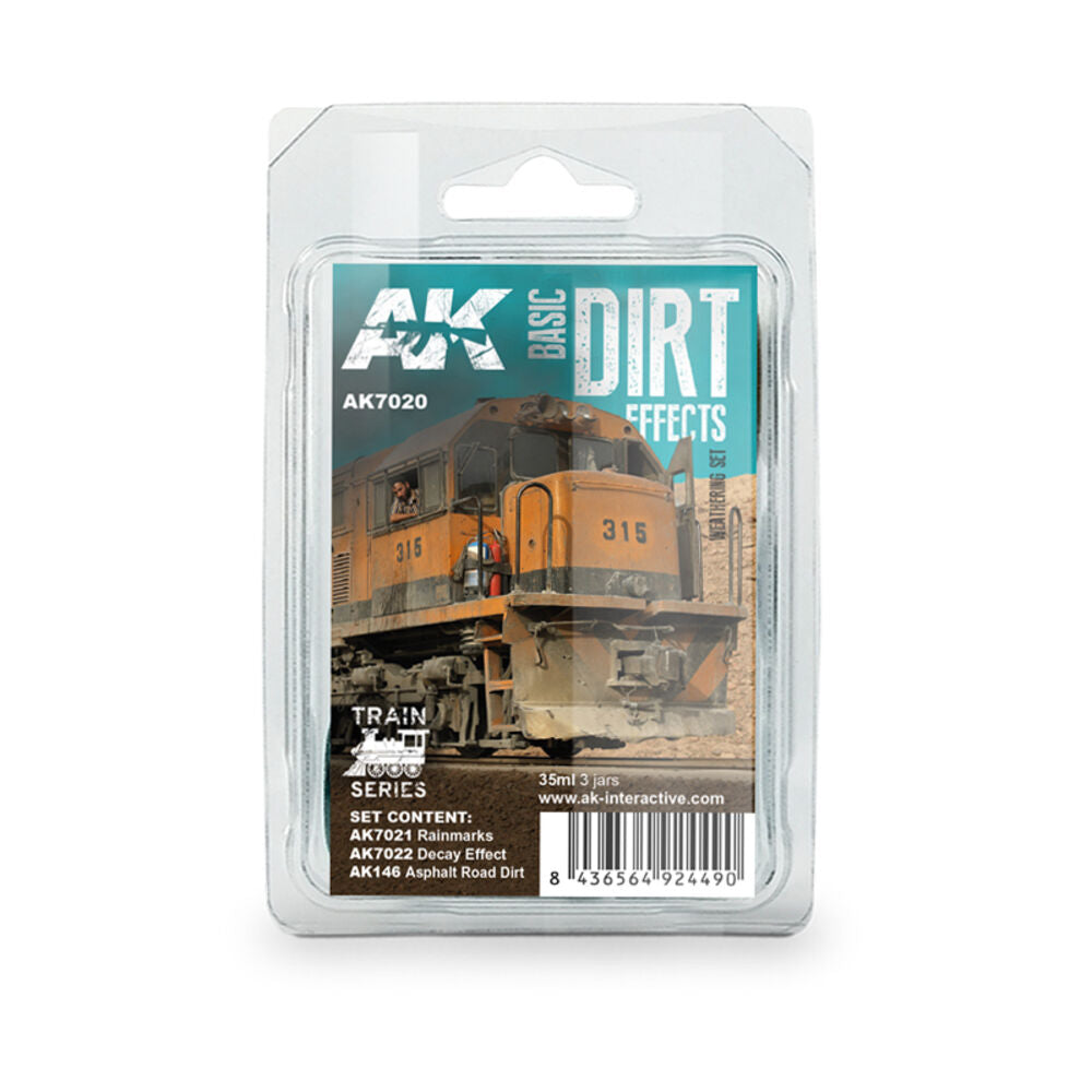 BASIC DIRT EFFECTS WEATHERING SET TRAIN SERIES