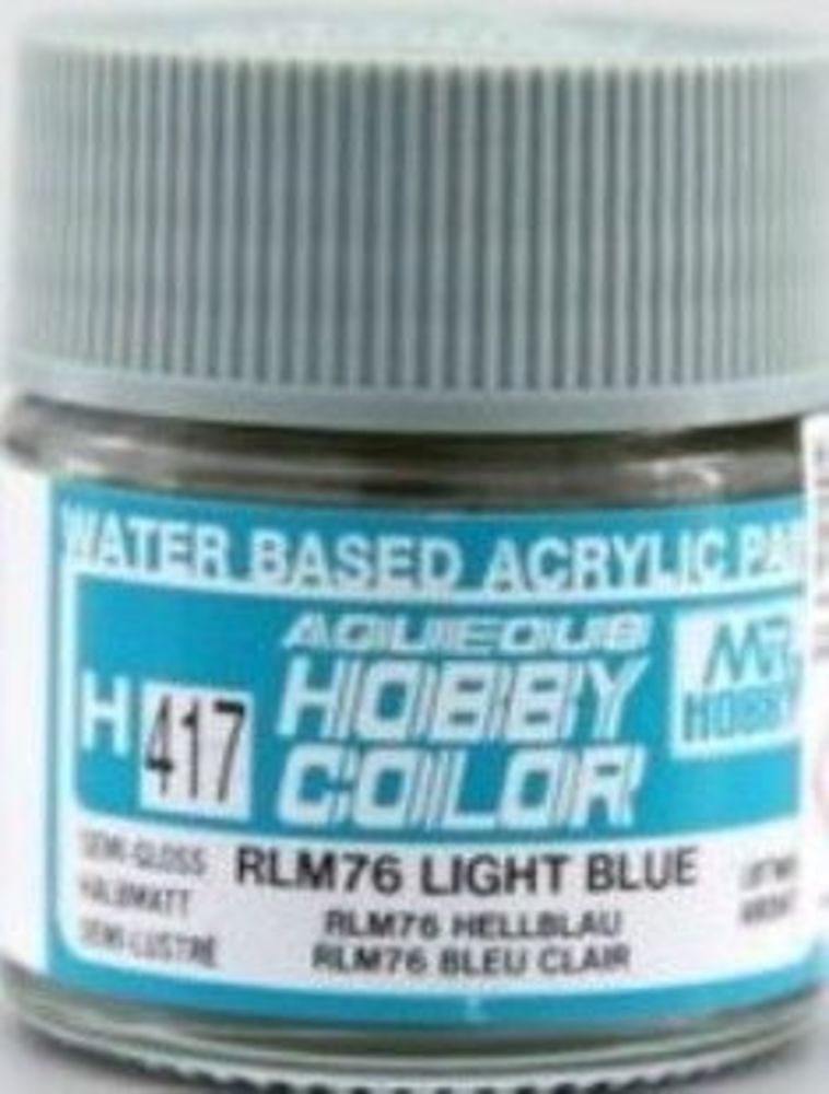 Mr Hobby -Gunze Aqueous Hobby Colors (10 ml) RLM76 Light Blue