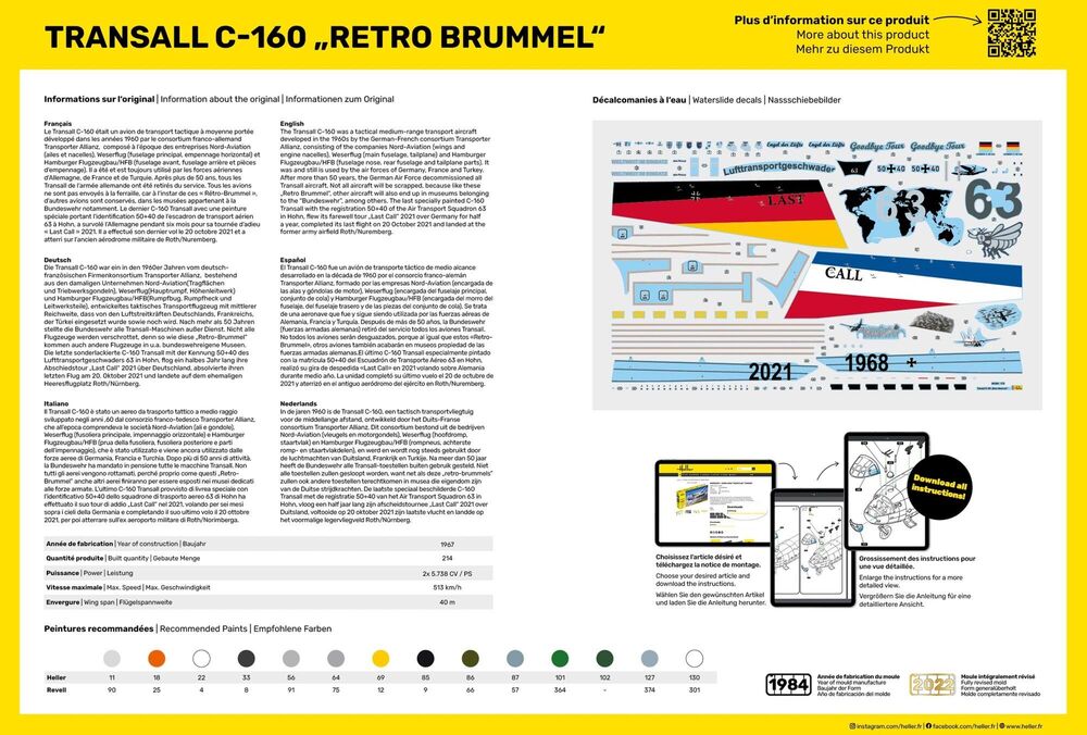 TRANSALL C-160 RETRO BRUMMEL