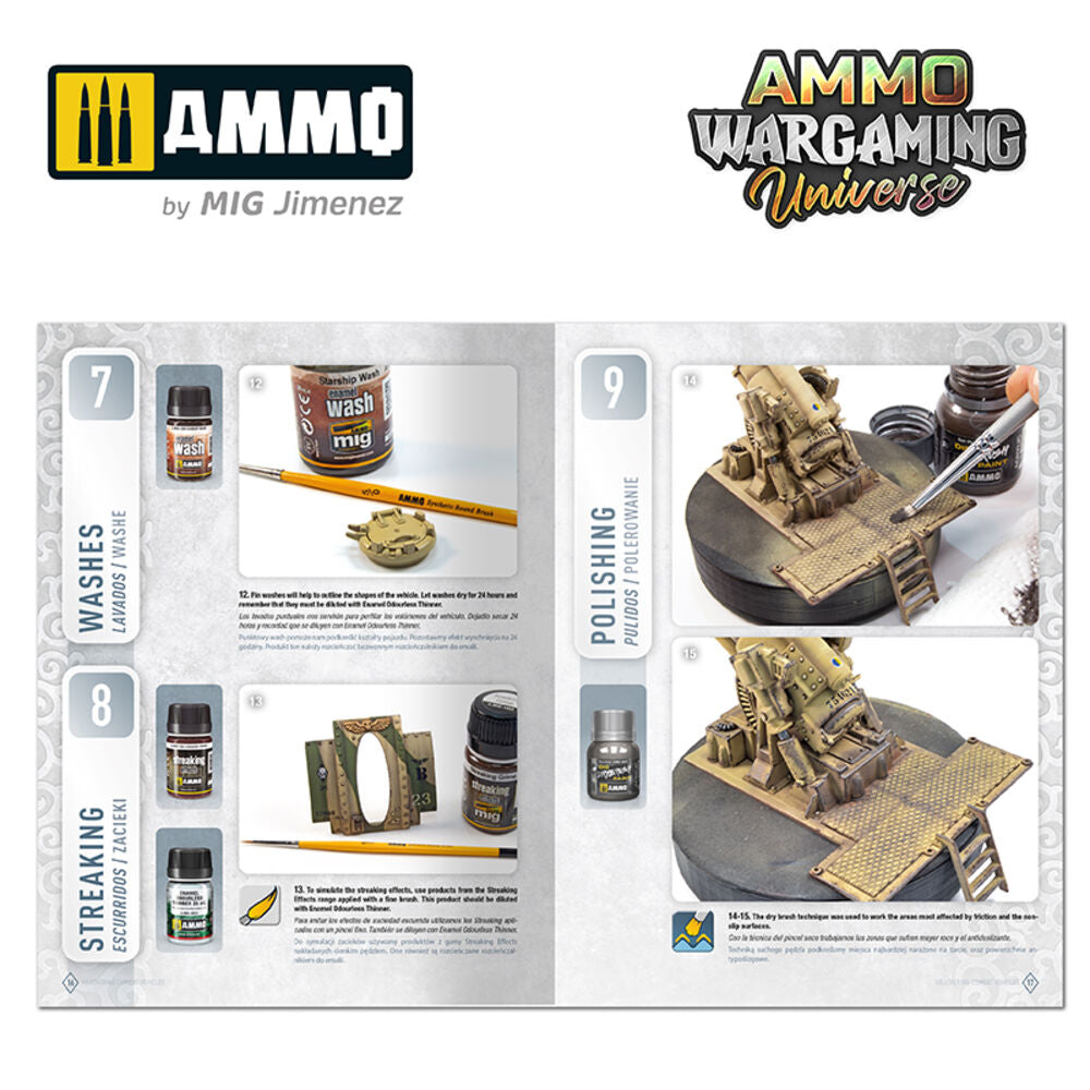 AMMO WARGAMING UNIVERSE Book 06 - Weathering Combat Vehicles (English, Castellano, Polski)