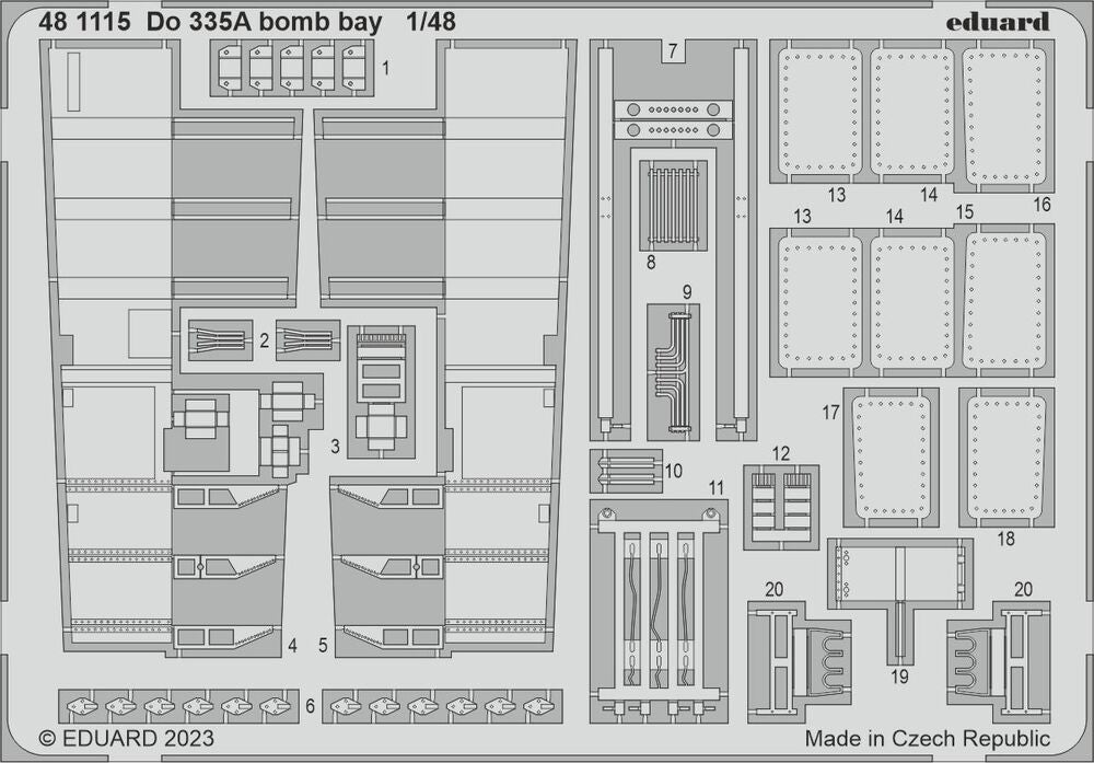 Do 335A bomb bay 1/48 TAMIYA