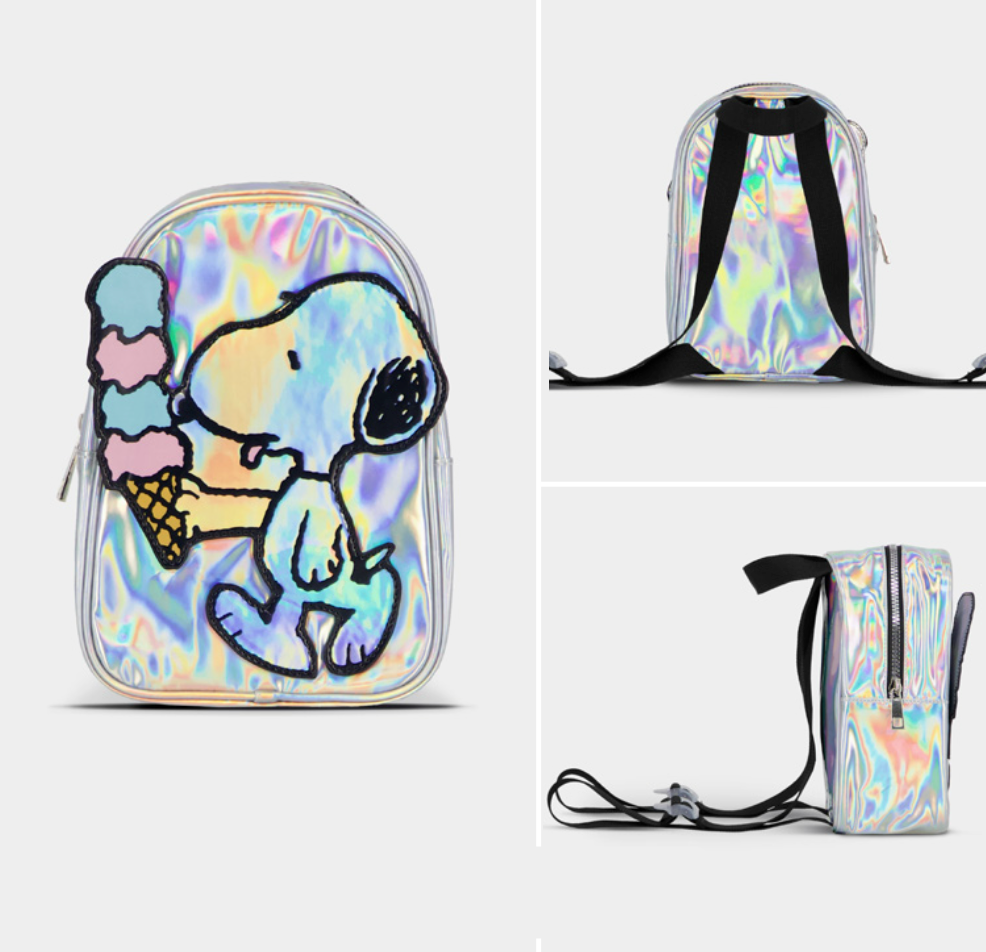 SNOOPY - Mini Backpack 'Shiny' - 23x 16,5x 9,5cm