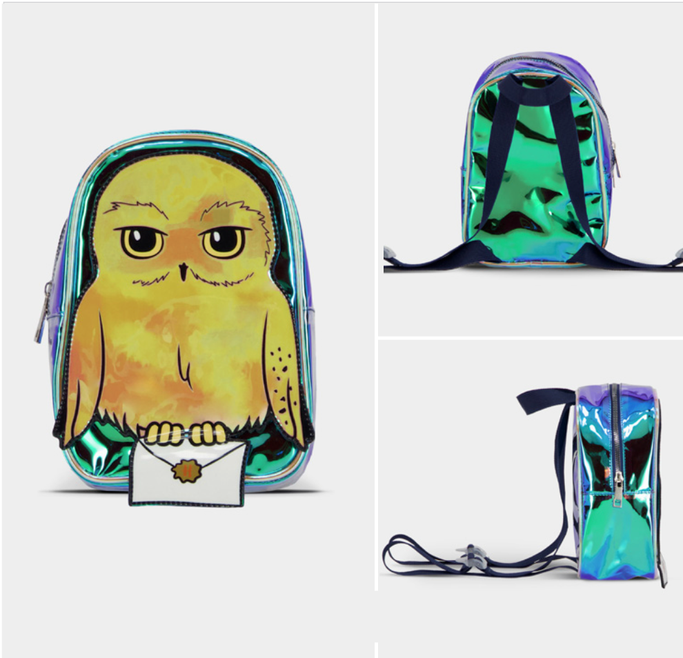 HARRY POTTER - Hedwig - Mini Backpack 'Shiny' - 23x 16,5x 9,5cm