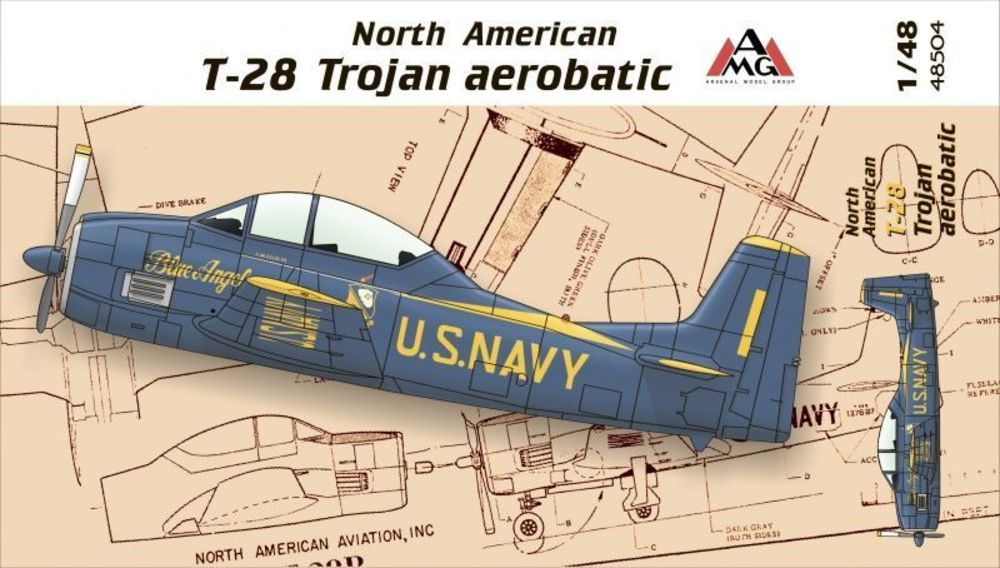 North American T-28 Trojan aerobatic