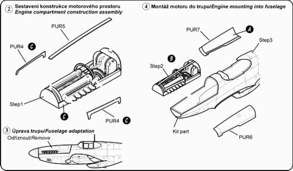 P-51D Mustang Motor Set