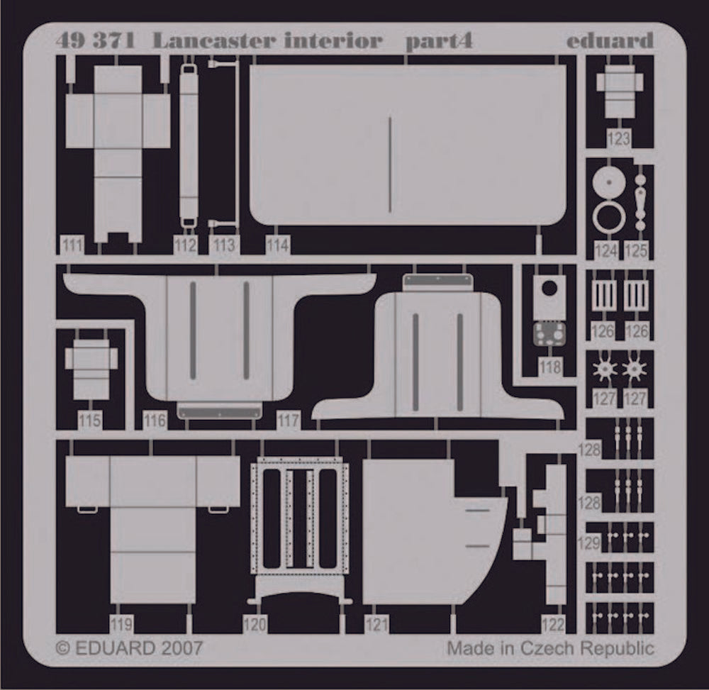 Lancaster interior f��r Tamiya Bausatz