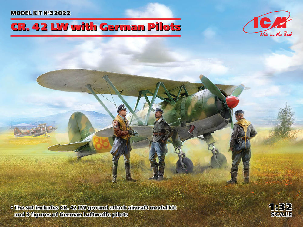 CR. 42 LW with German Pilots