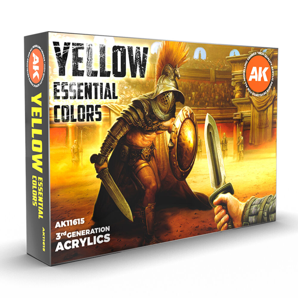 YELLOW ESSENTIAL COLORS 3GEN SET