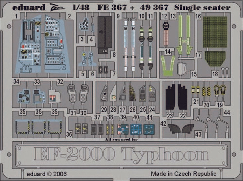 EF-2000 Typhoon Single Seater F��r Revell Bausatz