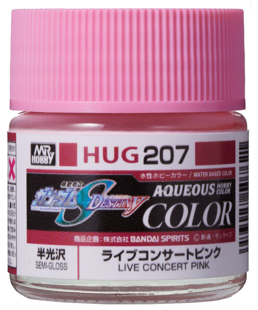 Mr Hobby -Gunze AQUEOUS GUNDAM COLOR (10ml) LIVE CONCERT PINK